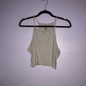 Red and blue striped tank top